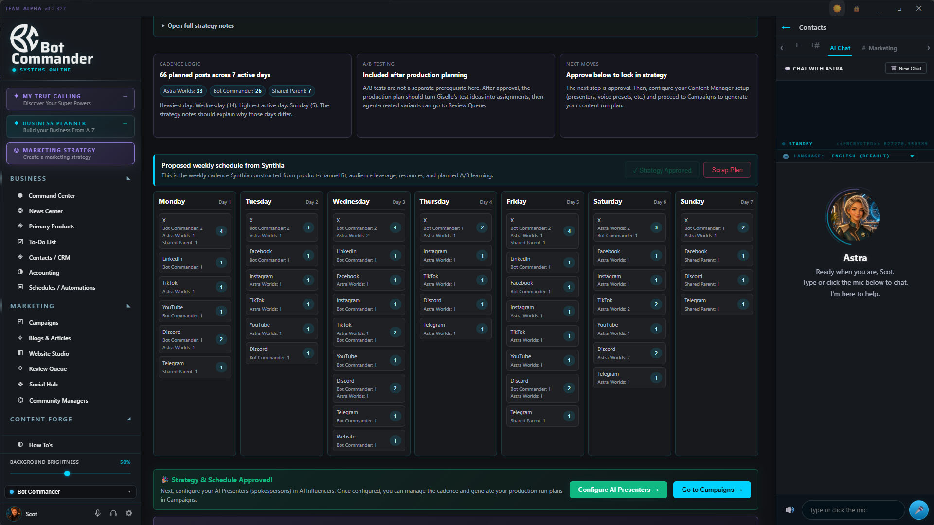 Marketing Strategy Wizard roadmap
