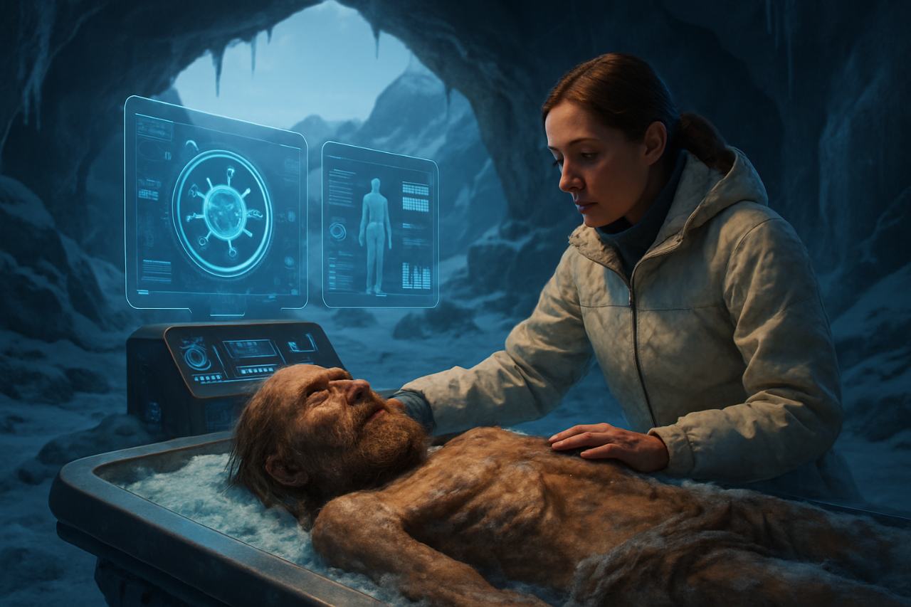 Scientists Find Signs of Active Life in Ötzi The Iceman